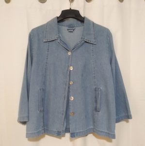 Toofan Denim Top Size Large
